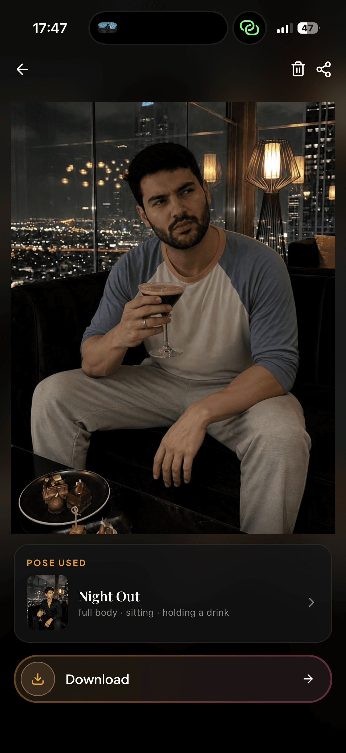 AI-generated pro photo example