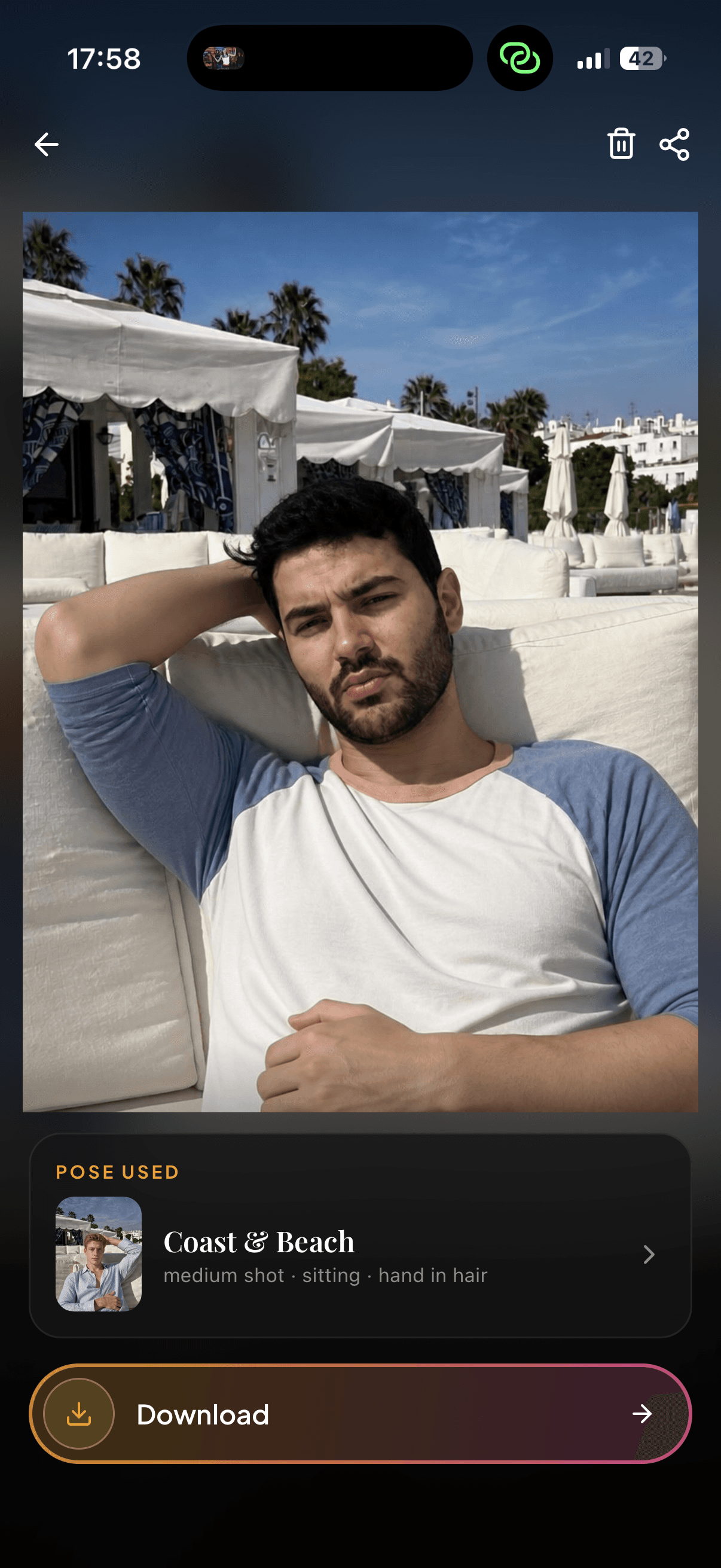 AI-generated pro photo example