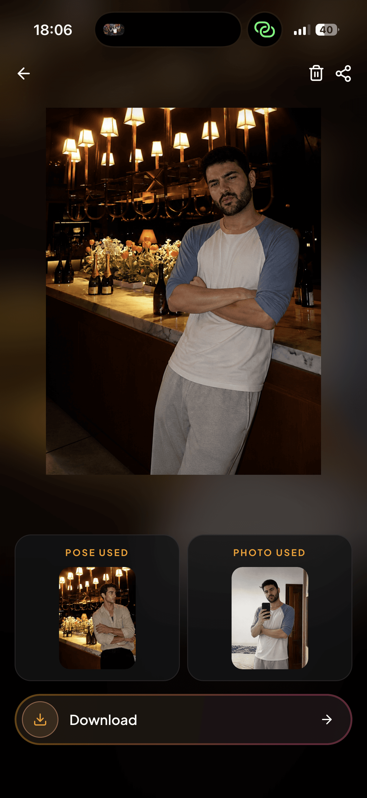 AI-generated pro photo example