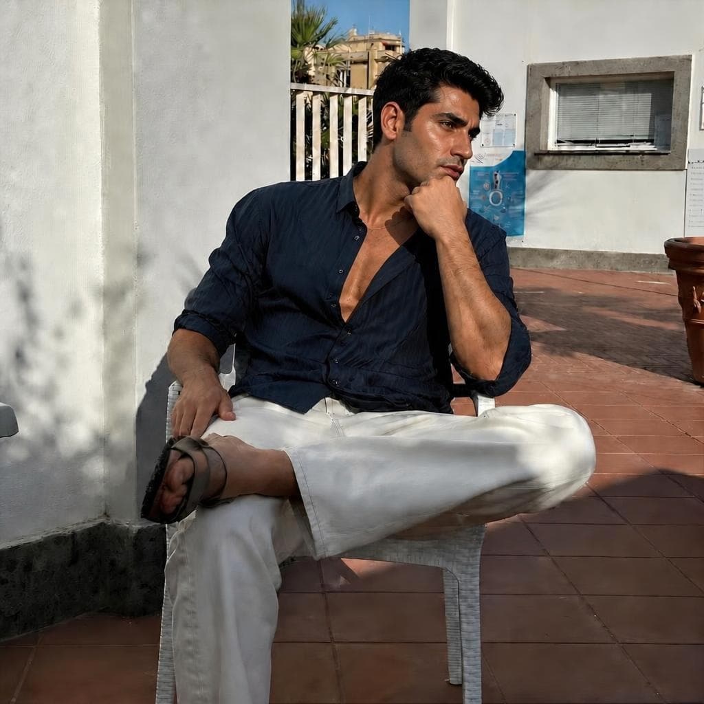 AI-generated pro pose example