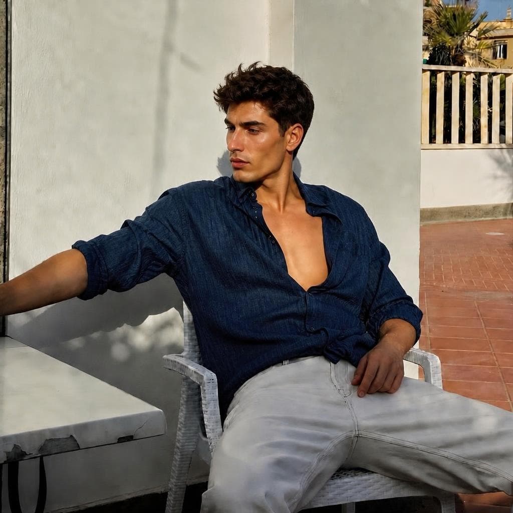 AI-generated pro pose example