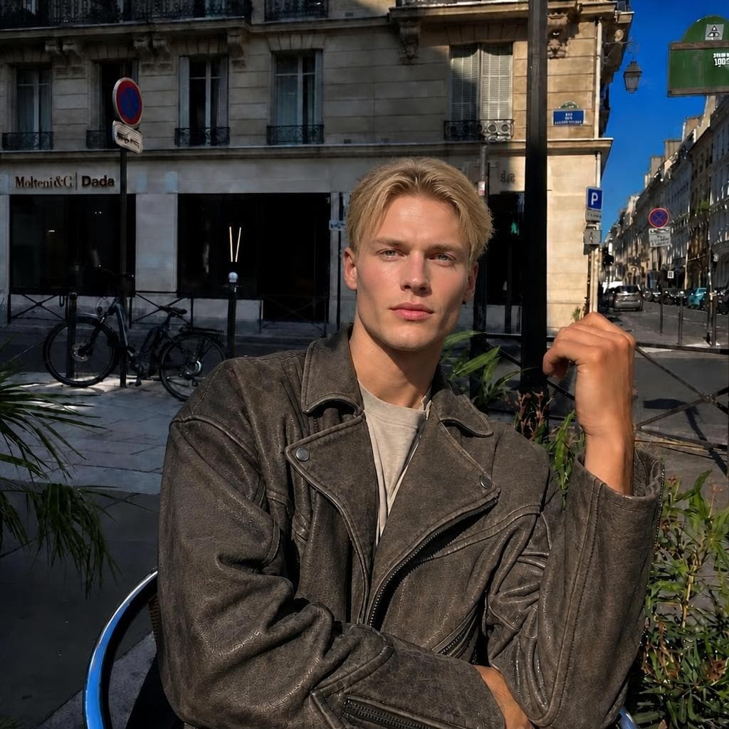 AI-generated pro pose example