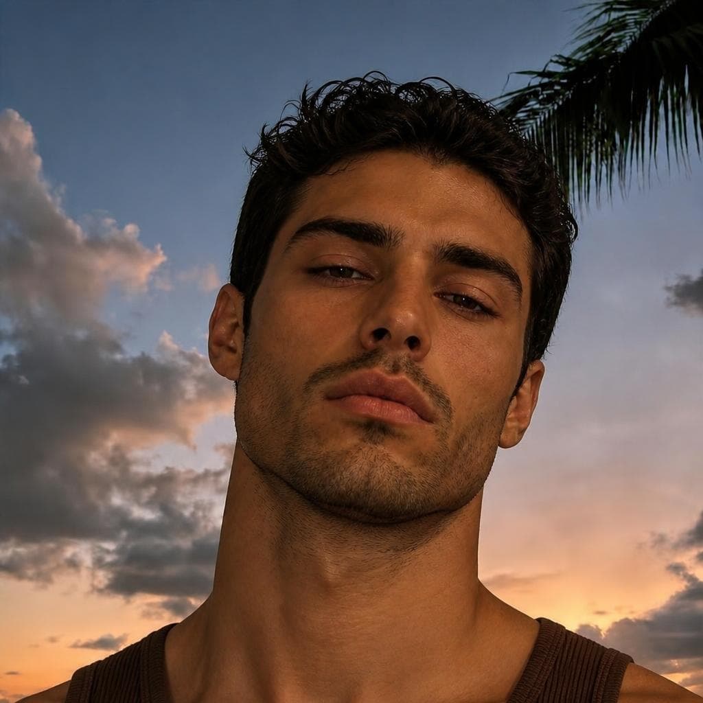 AI-generated pro pose example